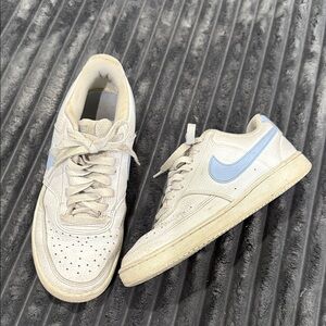 Nike White Baby Blue Sneakers